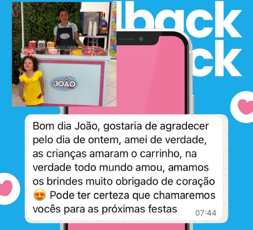 Feedback de cliente João Mania 2