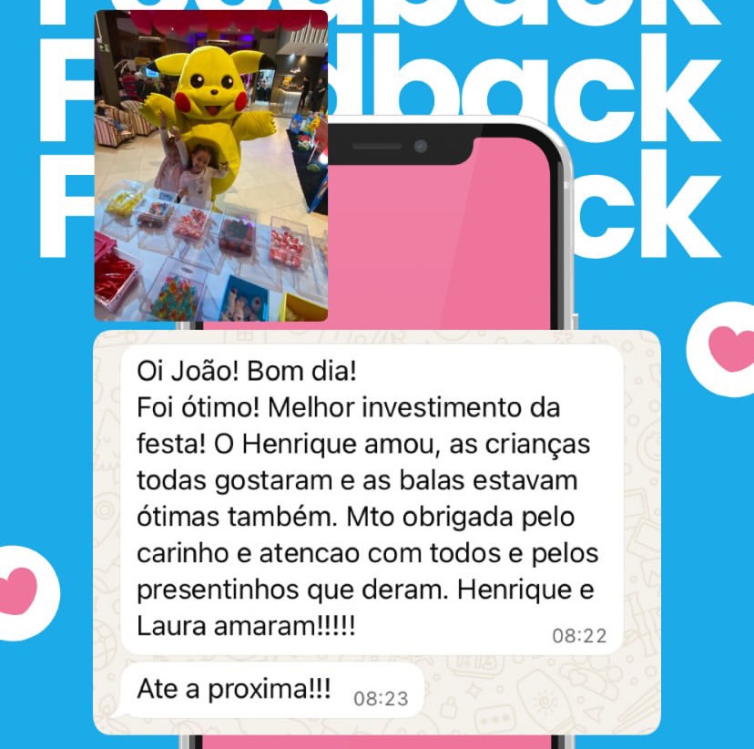 Feedback de cliente João Mania 4